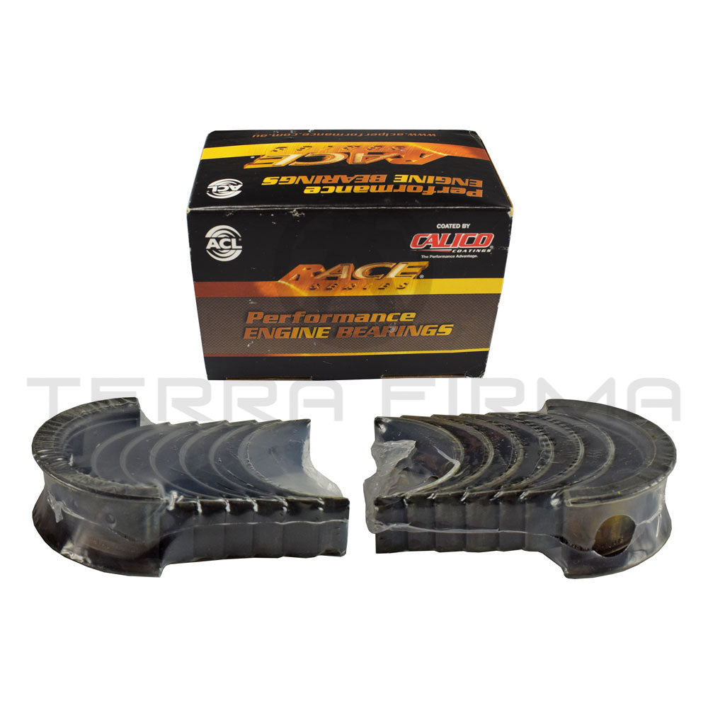 ACL, ACL Nissan Calico Series Main Bearing Set 0.025mm Oversized Nissan RB26DETT CT-1 Coated 7M2428HC-.025