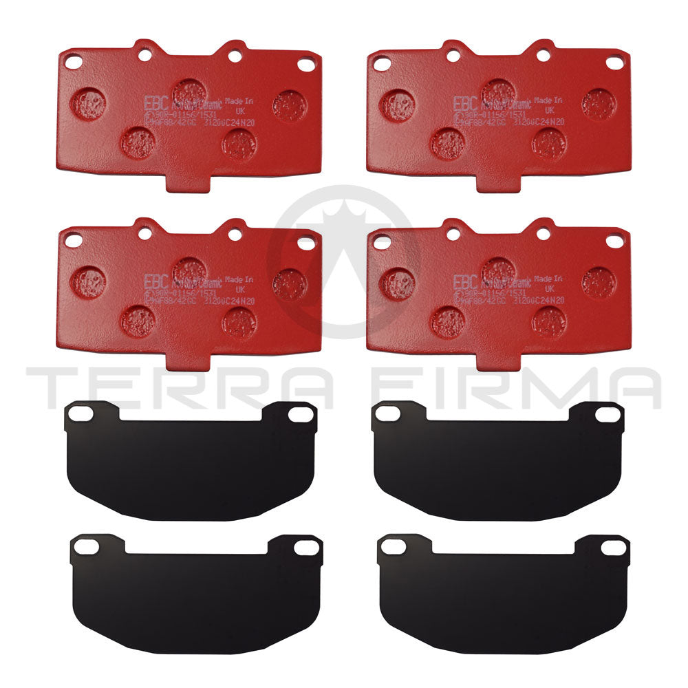 EBC, EBC Redstuff Premium Fast Street Front Brake Pads For Nissan Silvia S14 2.0 (Turbo) DP31200C