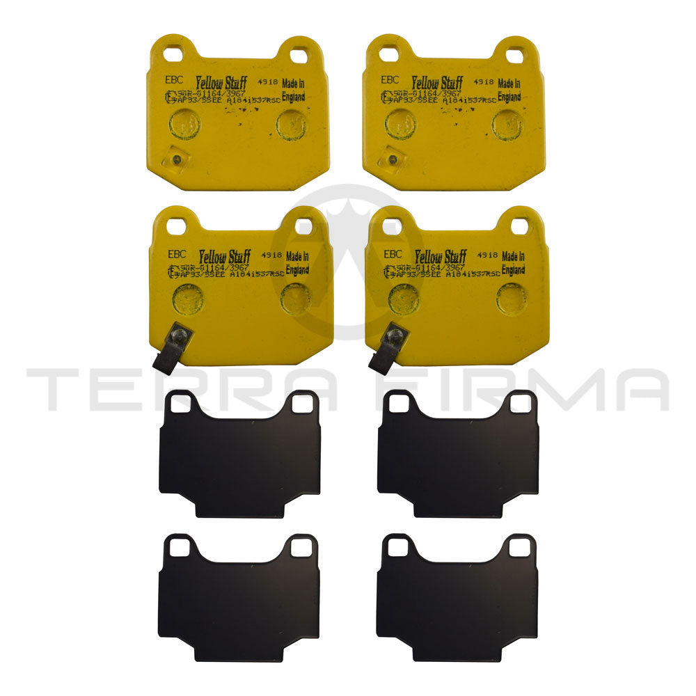 EBC, EBC Yellowstuff 4000 Street/Track Rear Brake Pads For Nissan Skyline R32 GTR V-Spec R33 R34 GTR DP41537R