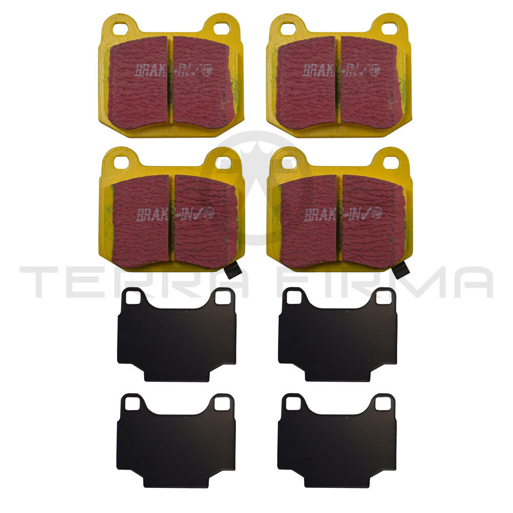 EBC, EBC Yellowstuff 4000 Street/Track Rear Brake Pads For Nissan Skyline R32 GTR V-Spec R33 R34 GTR DP41537R