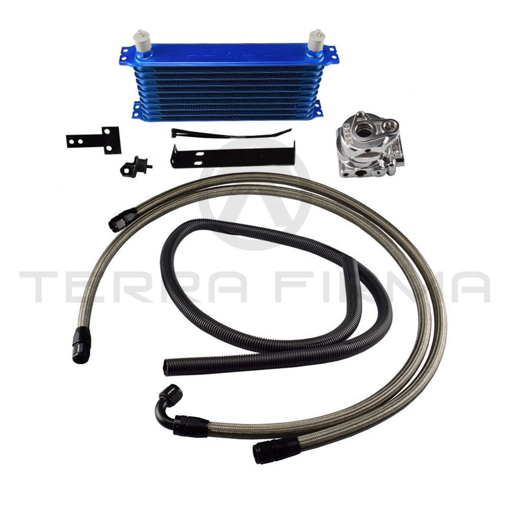 GReddy, GReddy/Trust Oil Cooler Without Relocation Kit, 10-Row For Nissan Skyline (Left Fender Mount) R32 12024615