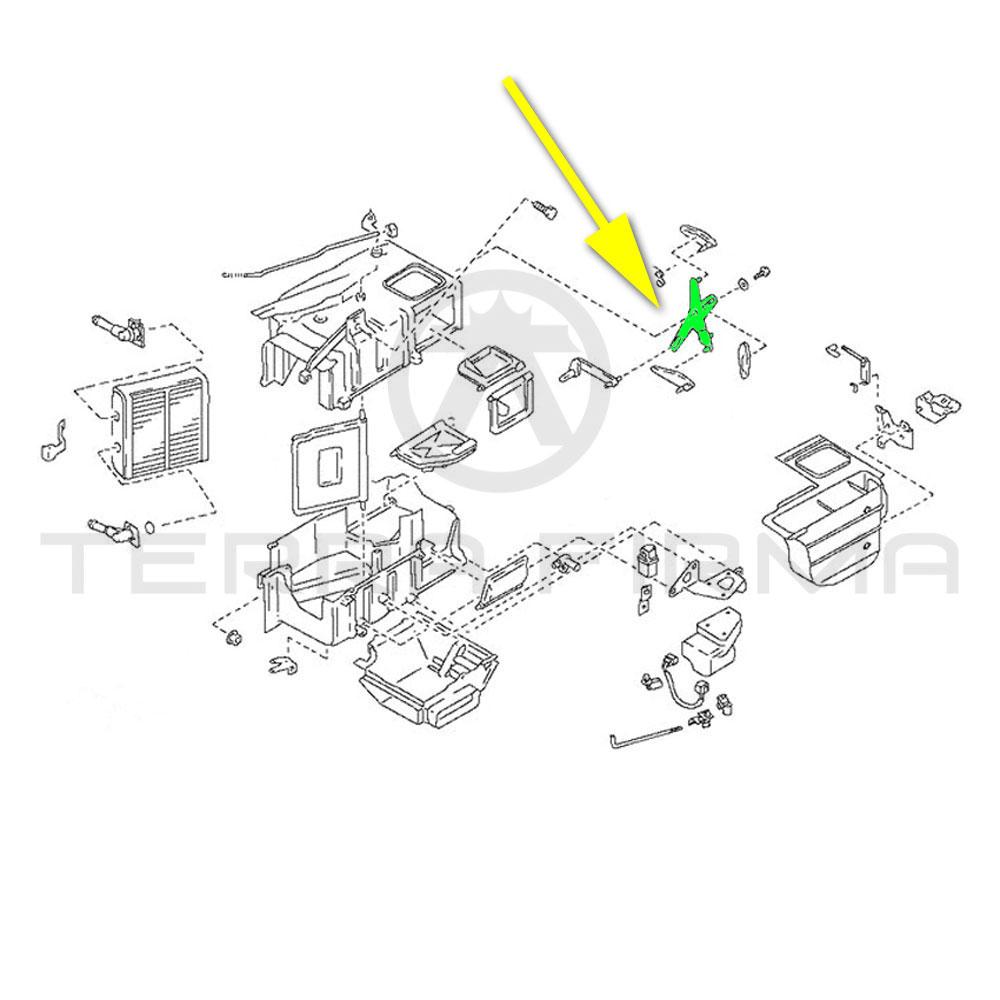 Nissan, Nissan Laurel C33 Heater Side Link Assembly RB20/25 RD28