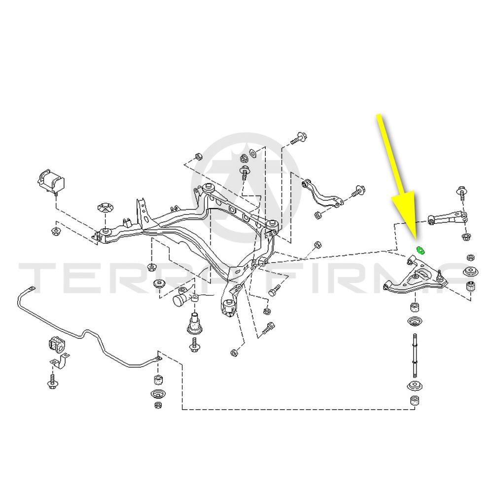 Nissan, Nissan Laurel C33 Rear Control Arm Bushing Stopper HICAS RB20/25