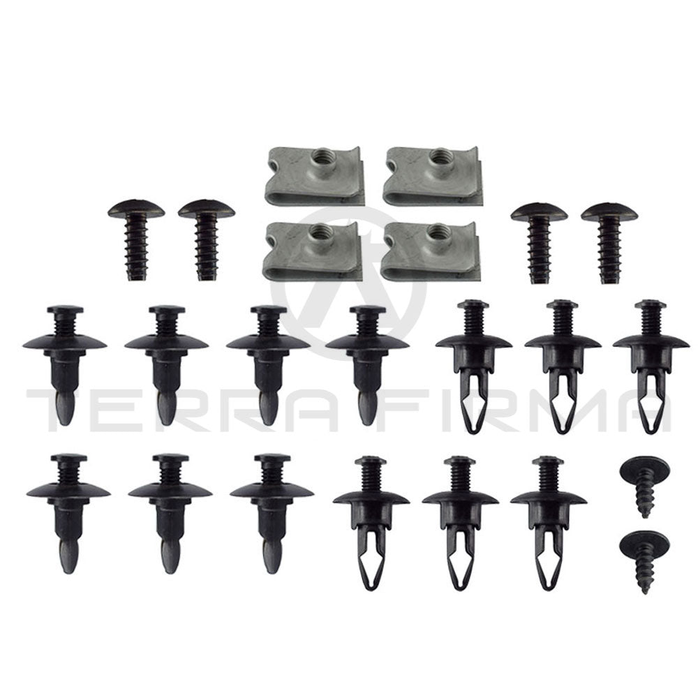 Nissan, Nissan Skyline R32 (Except GTR) Front Bumper Fascia Mounting Hardware Kit