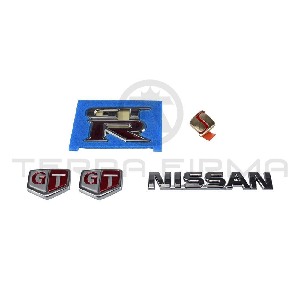 Terra Firma Automotive, Nissan Skyline R32 GTR Extreior Emblem Kit W/R35 Trunk Emblem