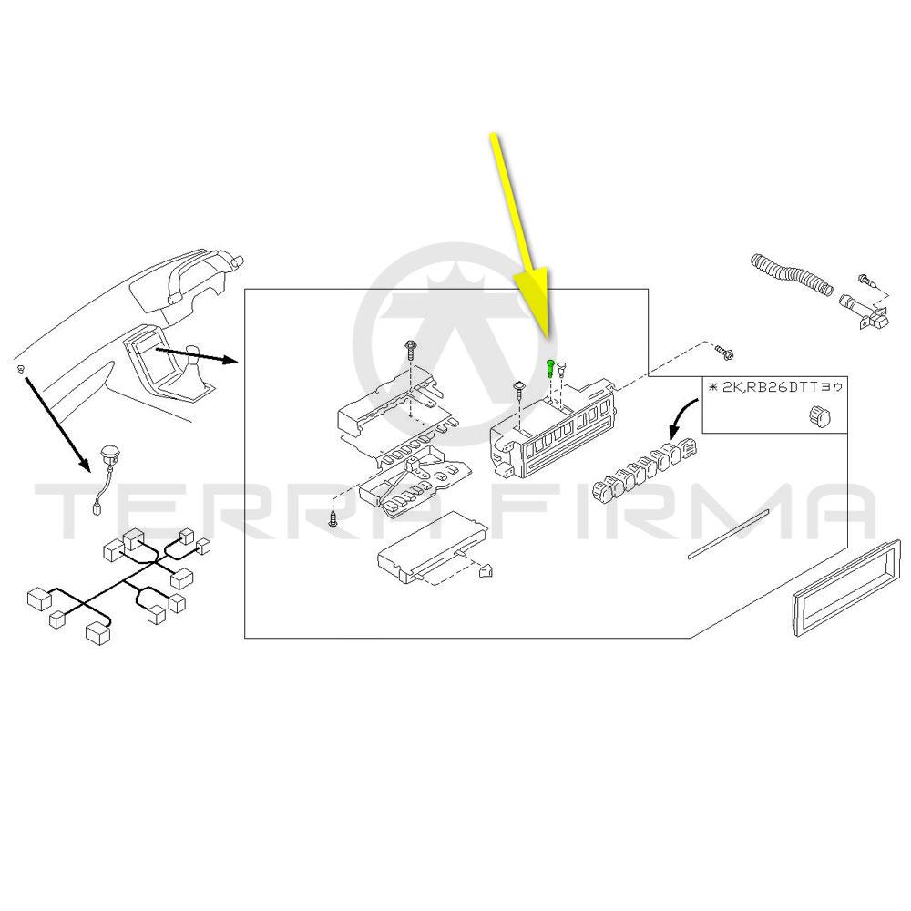 Nissan, Nissan Skyline R32 Heater Control Bulb