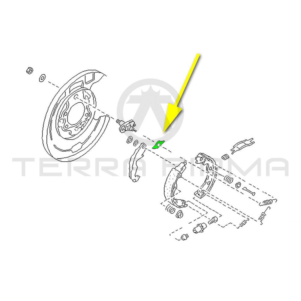 Nissan, Nissan Skyline R32 R33 R34 Rear Brake Shoe Guide