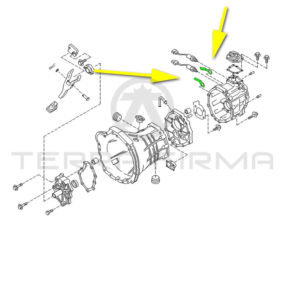 Nissan, Nissan Skyline R32 Transmission Over Drive Case Clip