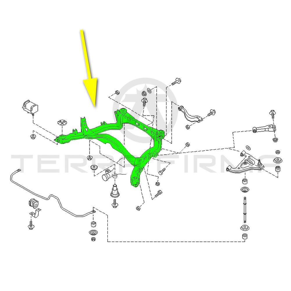 Nissan, Nissan Skyline S15 Rear Suspension Sub Frame Member